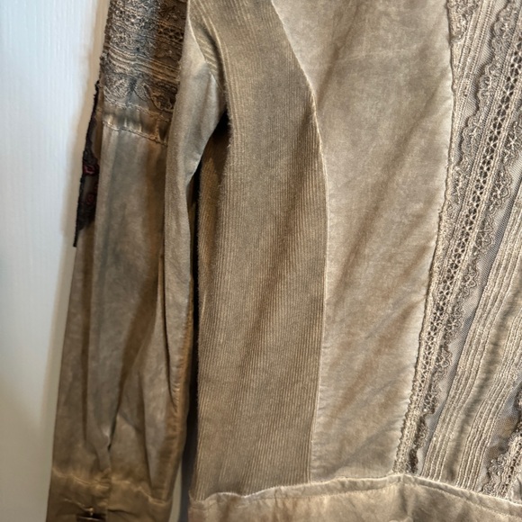Elisa Cavaletti Club Washed Shirt Jacket Sz L Boho Lagenlook Artsy Unique Italy - Picture 13 of 16